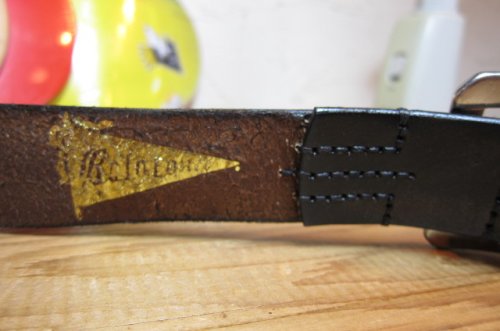 他の写真1: （再入荷）BELAFONTE/RT LEATHER BELT BLACK