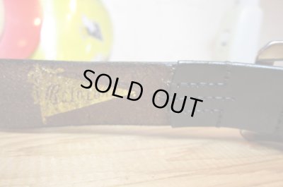 画像3: （再入荷）BELAFONTE/RT LEATHER BELT BLACK