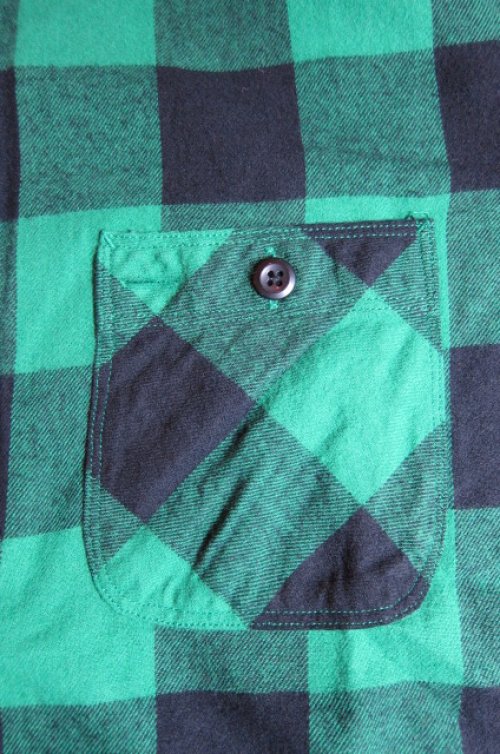 他の写真3: (再入荷)VINTAGE EL/BLOCK CHECK WORK SHIRTS  GREEN×BLACK