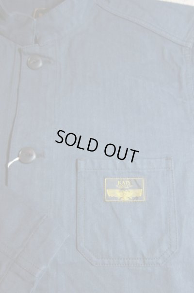 画像4: RATS/STAND COLLAR HERRINGBONE SH  BLACK