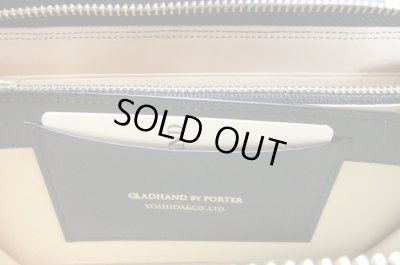 画像7: GLAD HAND/ｘPORTER BELONGINGS ZIP WALLET  BLACK