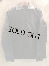 PUBLIC HLD/LEATHER CARCOAT  BLACK