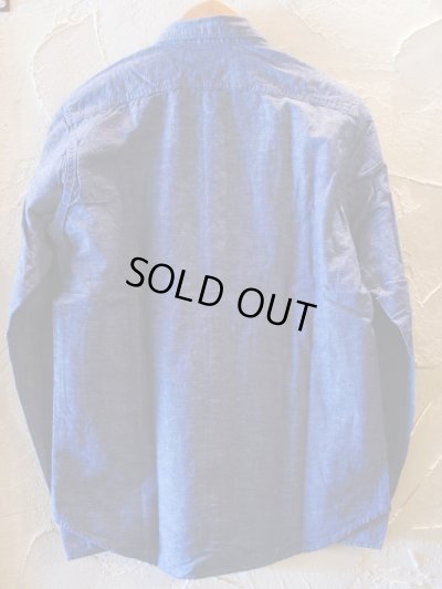 画像2: (再入荷)VINTAGE EL/C/L CHAMBRAY SHIRTS  SAX