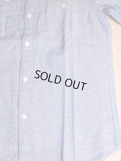 画像4: (再入荷)VINTAGE EL/C/L CHAMBRAY SHIRTS  SAX