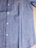 画像4: (再入荷)VINTAGE EL/C/L CHAMBRAY SHIRTS  SAX (4)