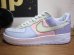 画像2: NIKE/AIR FORCE 1  EASTER EGG TITANIUM(WHTxSAXxPINK) 307334-531 (2)