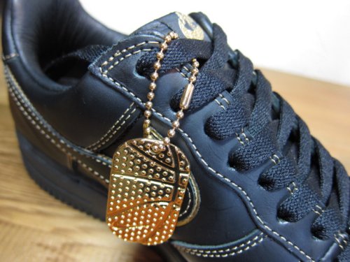 他の写真2: NIKE/AIR FORCE I BLACKxBLACK METALIC GOLD