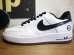 画像2: NIKE/AIR FORCE 1  WHITExLT GRAPHTE(BLACK) 306509-107 (2)