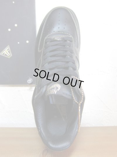 画像5: NIKE/AIR FORCE I BLACKxBLACK METALIC GOLD