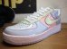 画像1: NIKE/AIR FORCE 1  EASTER EGG TITANIUM(WHTxSAXxPINK) 307334-531 (1)