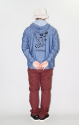 (SALE 35%OFF)　INTERFACE/SNAKE HOODED CHAMBRAY SH  WASH