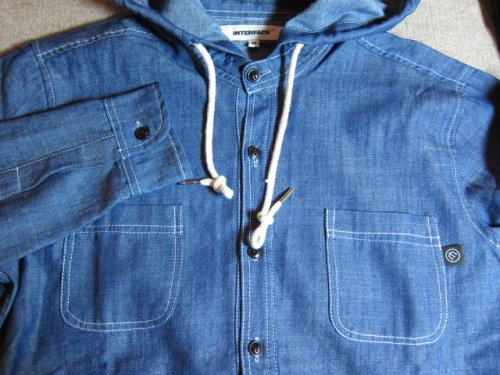 他の写真2: (SALE 35%OFF)　INTERFACE/SNAKE HOODED CHAMBRAY SH  WASH