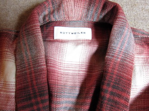 他の写真3: ROTTWEILER/USED CHECK GOWN  RED