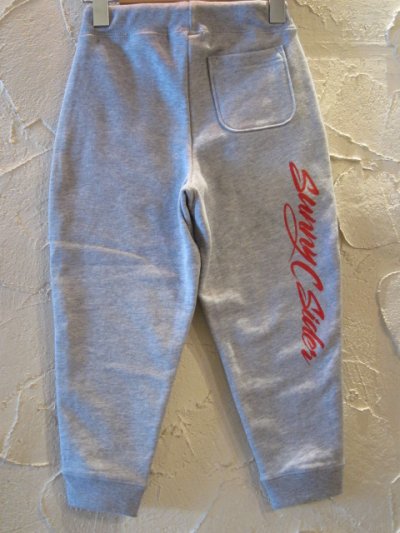 画像1: (SALE 35%OFF) SUNNY C SIDER/RACING KID'S SWEAT PANTS  GRAY