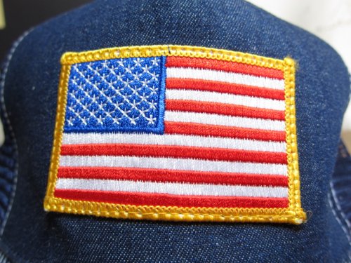 他の写真2: BELIVE/US FLAG MESH CAP  DENIM