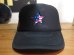 画像1: BELIVE/US STAR MESH CAP  BLACKxBLUE (1)