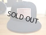 BELIVE/US FLAG CAP  BLACK