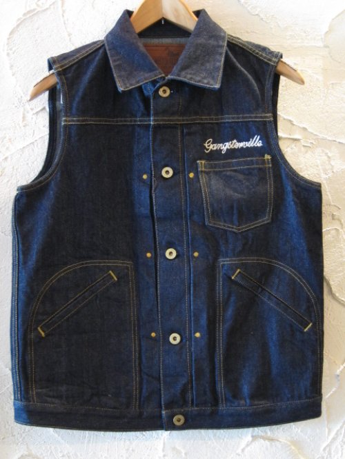 他の写真1: GANGSTERVILLE/THE FIXER VEST  INDIGO