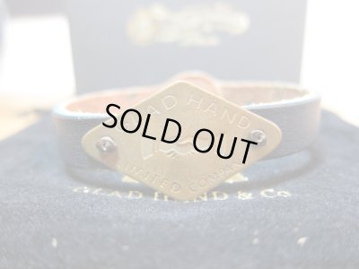 画像4: GLAD HAND(グラッドハンド)/GH TAG NARROW BRACELET  NAVY