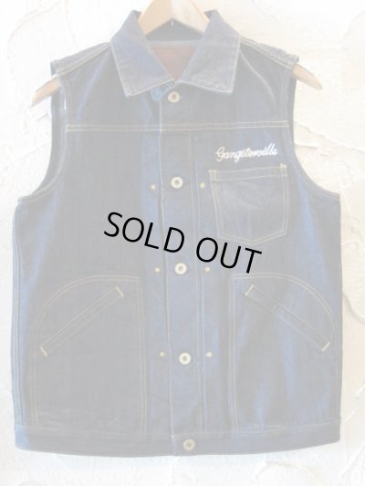 画像2: GANGSTERVILLE/THE FIXER VEST  INDIGO