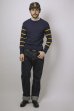 画像6: BELAFOTE/RT STRIPE JERSEY 69  NAVYxGOLD