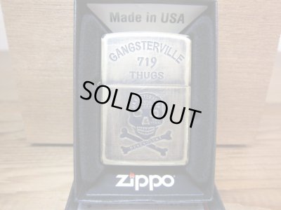 画像3: GANGSTERVILLE(ギャングスタービル)/THUG ZIPPO SKULL  BRASS