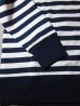 画像5: BELAFOTE/RT DROP NEEDLE RIB STRIPE L/S T  NVYxKINARI (5)