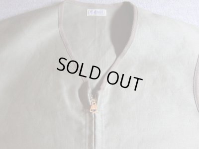 画像4: BELAFOTE/RT PIPING VEST N-1  KHAKI