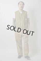 BELAFOTE/RT PIPING VEST N-1  KHAKI