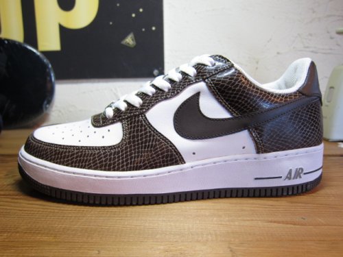 他の写真1: NIKE/AIR FORCE 1 PREMIUM  WHITExBROWN 茶蛇 309096-121