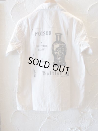 画像1: GANGSTERVILLE(ギャングスタービル)/POISON S/S SHIRTS  WHITE