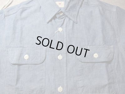 画像3: SUGAR CANE/BLUE CHAMBRAY S/S WORK SHIRTS  NAVY