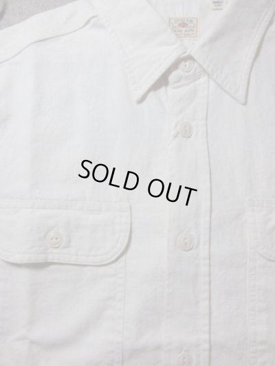 画像4: SUGAR CANE/WHITE CHAMBRAY S/S WORK SHIRTS WHITE(OFF)