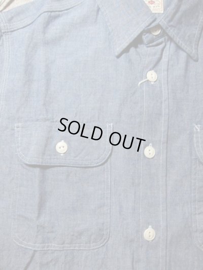 画像4: SUGAR CANE/BLUE CHAMBRAY S/S WORK SHIRTS  NAVY
