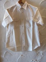 SUGAR CANE/WHITE CHAMBRAY S/S WORK SHIRTS WHITE(OFF)