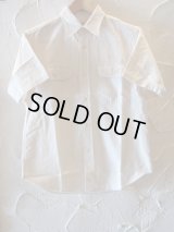 SUGAR CANE/WHITE CHAMBRAY S/S WORK SHIRTS WHITE(OFF)