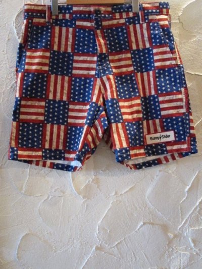 画像1: (SALE 35%OFF) SUNNY C SIDER/FLAG SHORTS  BLKLOGO