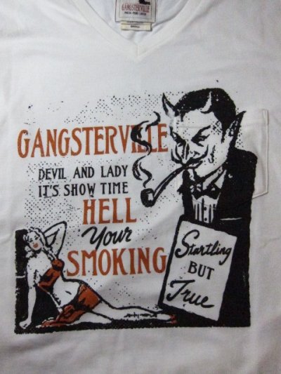 画像3: GANGSTERVILLE(ギャングスタービル)/HELL SMOKING T  WHITE