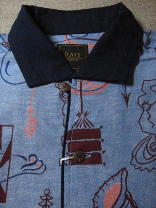 他の写真2: RATS/TIKI CHAMBRAY SHIRT  BLUE