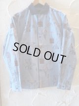 RATS/TIKI CHAMBRAY SHIRT  BLUE