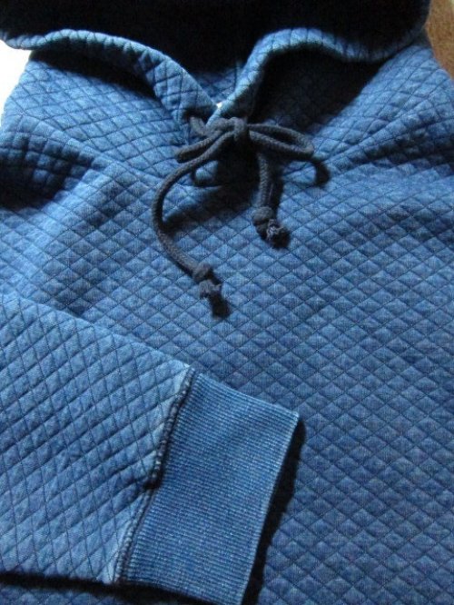 他の写真2: (SALE 35%OFF) ELEVEN EIGHT/INDIGO QUILT PULL PARK  BIO WASH