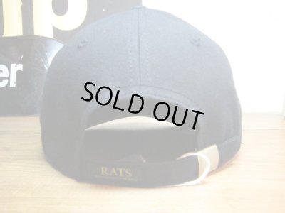 画像3: RATS/LETTERED CAP  BLACK