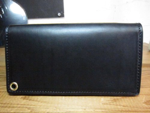 他の写真1: RATS/LEATHER WALLET DOUBLE CONCHO  BLACK 