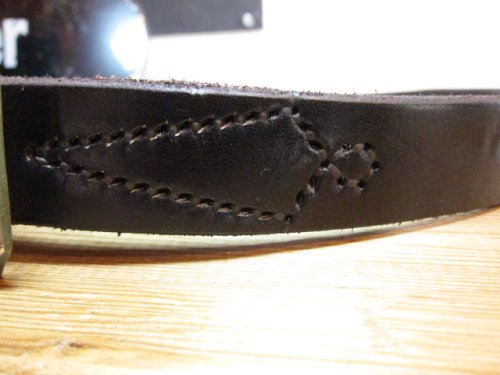 他の写真3: BELAFOTE/RT NARROW LEATHER BELT  BLACK