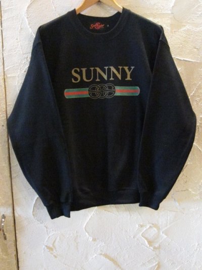 画像1: (SALE30%OFF) SUNNY C SIDER/G SUNNY SWEAT  BLACK