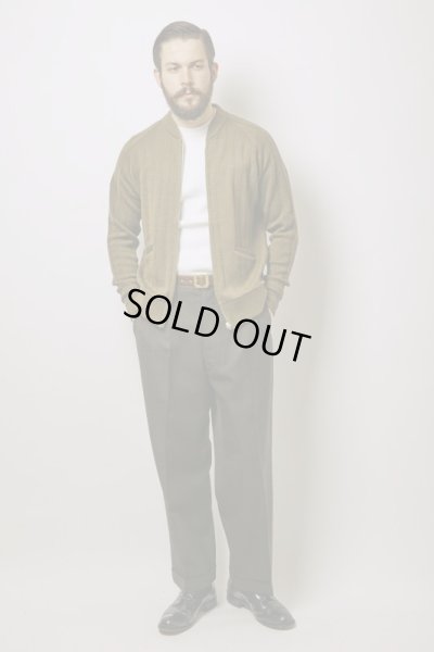 画像10: BELAFOTE/RT DROPNEEDLE KNIT ZIP UP  A.GREEN