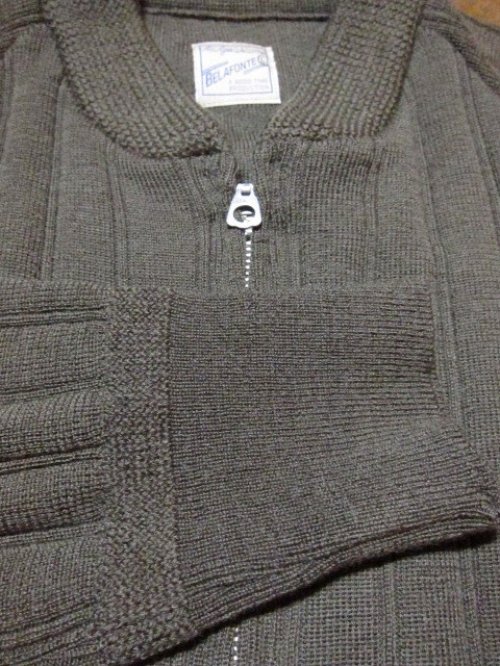 他の写真3: BELAFOTE/RT DROPNEEDLE KNIT ZIP UP  A.GREEN