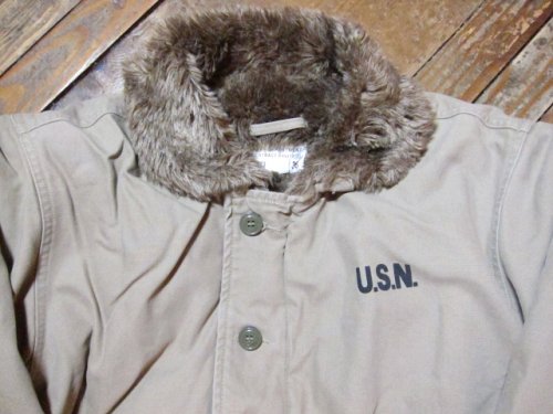 他の写真2: WORLD SURPLUS/US TYPE N-1 DECK JK  USED KHAKI