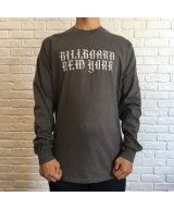 (SALE 35%OFF)BILL BOARD/LONG  SLEEVES T NEW YORK  CHARCOAL