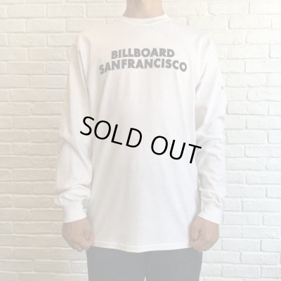 画像1: BILL BOARD/LONG  SLEEVES T SANFRANCISCO  WHITE